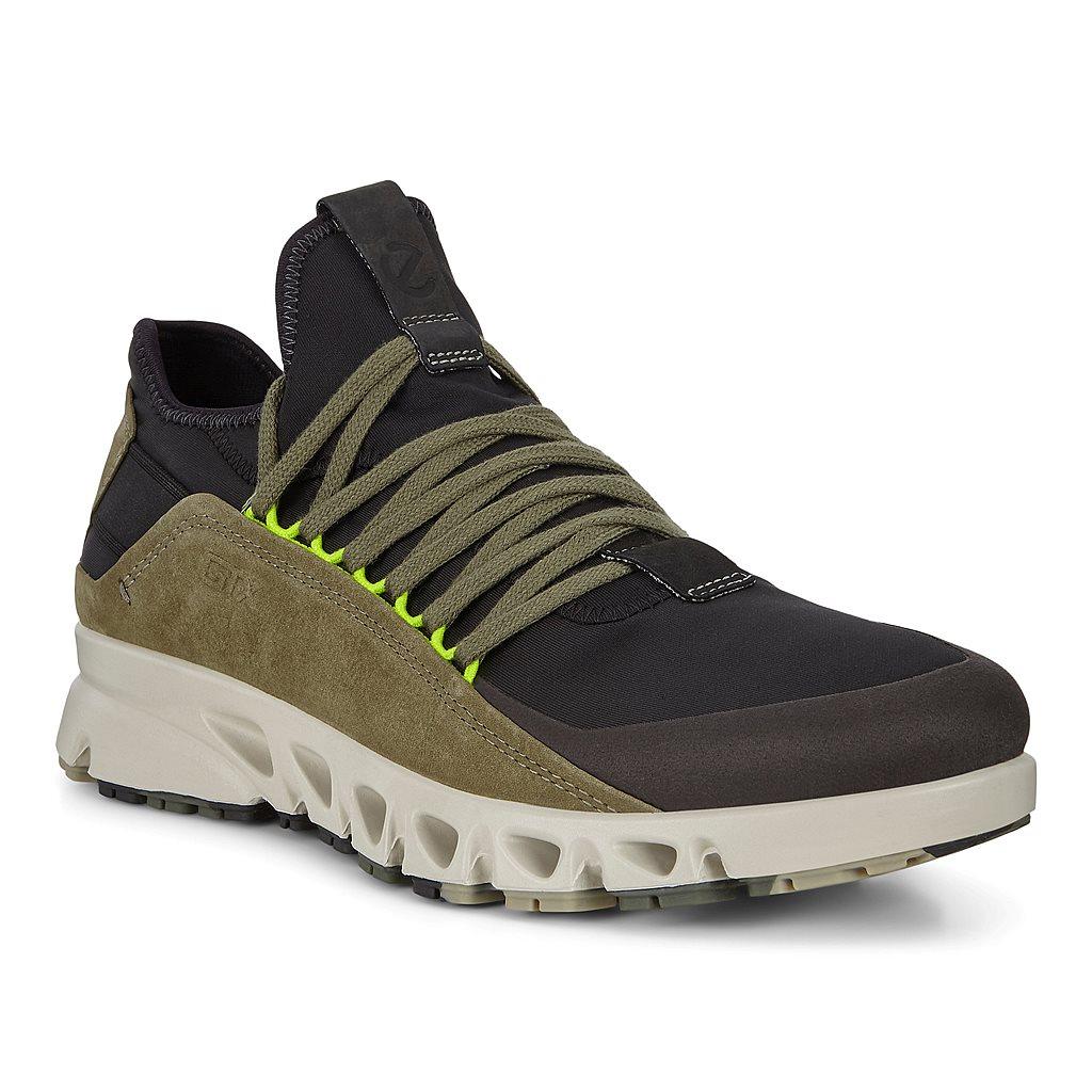 Ecco Multi-Vent Mens Sneakers Green Sale - India HPK-451302